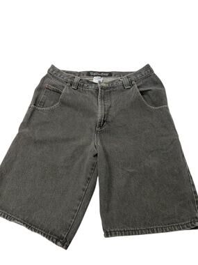 GUESS Men's Jean Shorts Size 33 Vintage 90s Hip Hop Skater Baggy Y2K Black